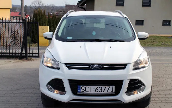 samochody osobowe Ford Kuga cena 61900 przebieg: 179700, rok produkcji 2016 z Skoczów